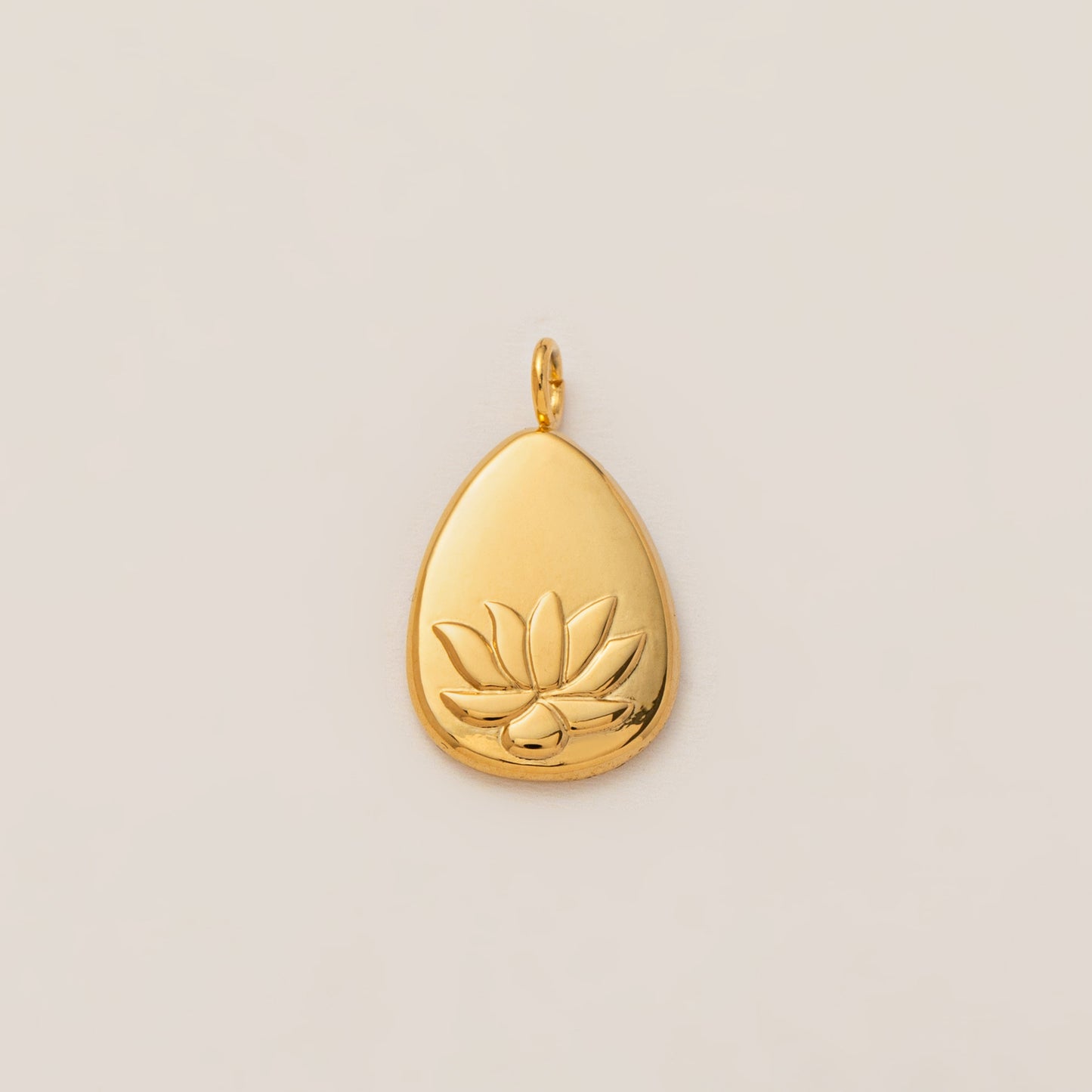 DIY Stainless Steel Mini Elephant Lotus Heart Single Pendant Necklace Furnace Vacuum Electroplating 18K Gold Color Retention