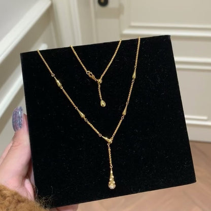 Italian Craft Vintage Style Pure Silver S925 Rachel Same Style Necklace