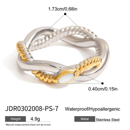 Original Design Jewelry Stainless Steel Snake Ring Titanium Steel Non-Fading Jewelry High-End Feel Ring