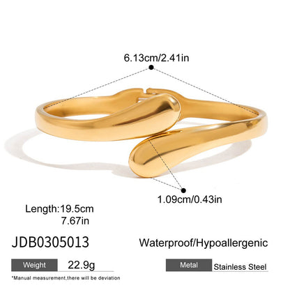 Titanium Steel Devil's Eye OT Buckle Bracelet Niche Light Luxury Hand Jewelry Non-Fading Stainless Steel Autumn Winter Accessories