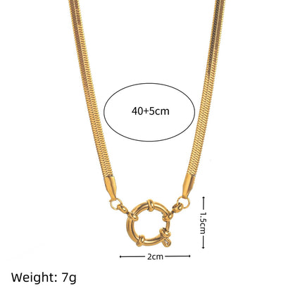 DIY Stainless Steel Heart Clover Rose Pendant Accessories DIY Furnace Vacuum Plating 18k Color Retention