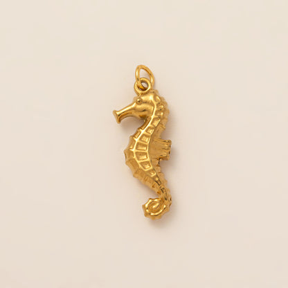 DIY Stainless Steel Starfish Flat Conch Pendant DIY Accessories Furnace Vacuum Electroplating 18K Gold Color Retention