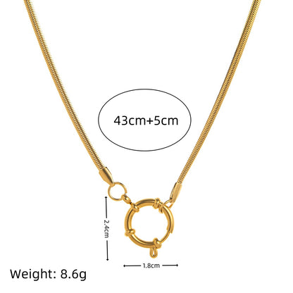 DIY Stainless Steel Heart Clover Rose Pendant Accessories DIY Furnace Vacuum Plating 18k Color Retention