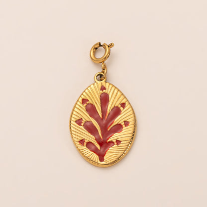 DIY Stainless Steel Starfish Flat Conch Pendant DIY Accessories Furnace Vacuum Electroplating 18K Gold Color Retention