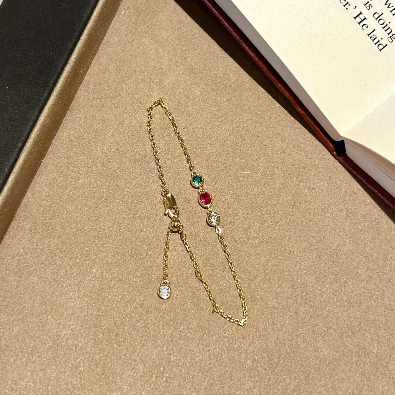 Sterling Silver S925 High Carbon Diamond Dopamine Color Gemstone Bracelet Fashion Luxury Exquisite Super Sparkling Bracelet