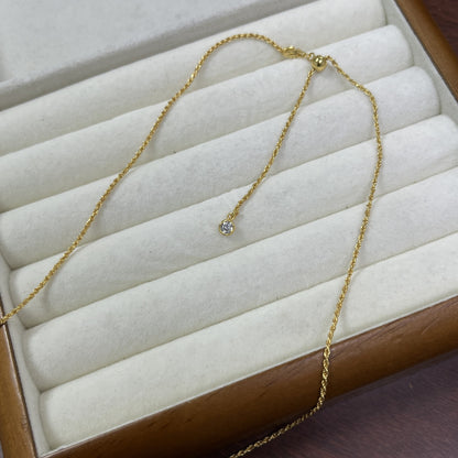 Pure Silver S925 Braided Chain Adjustable Length Necklace Sweater Chain Versatile