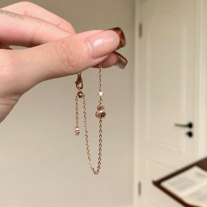 Pure Silver S925 Laser Gourd Bracelet Niche Light Luxury Exquisite High-end Gourd Jewelry