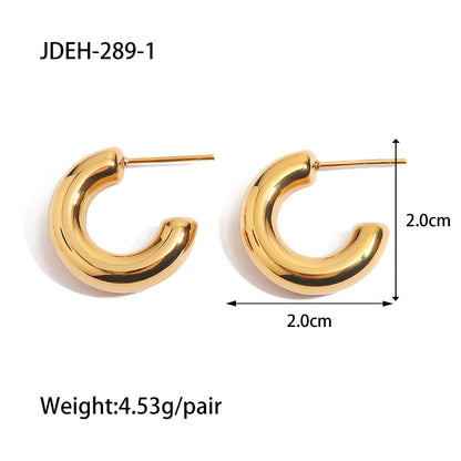 Stainless Steel Snake Earrings Hot-Selling Jewelry Titanium Steel Earrings Non-Fading Ear Accessories Light Luxury High-End Feel