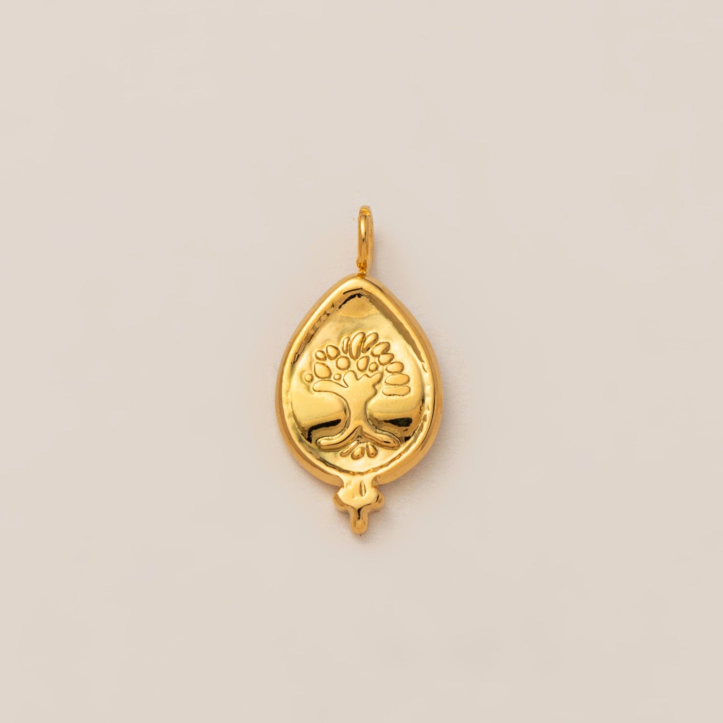 DIY Stainless Steel Mini Elephant Lotus Heart Single Pendant Necklace Furnace Vacuum Electroplating 18K Gold Color Retention