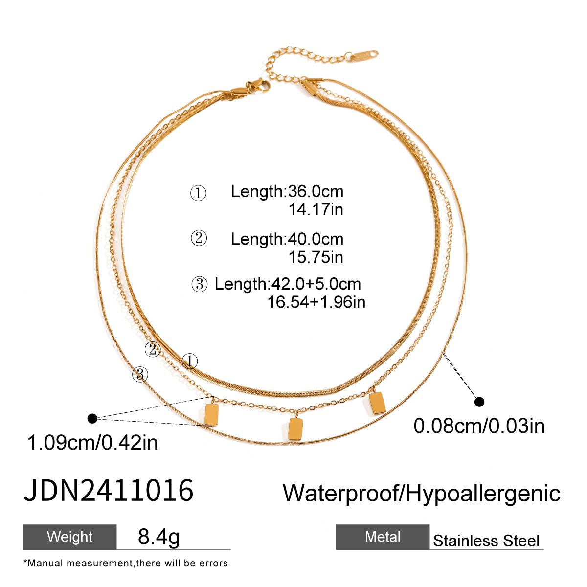 Ring Titanium Steel Non-Fading Jewelry Light Luxury High-End Earrings Pearl Necklace Stainless Steel Bracelet for Women