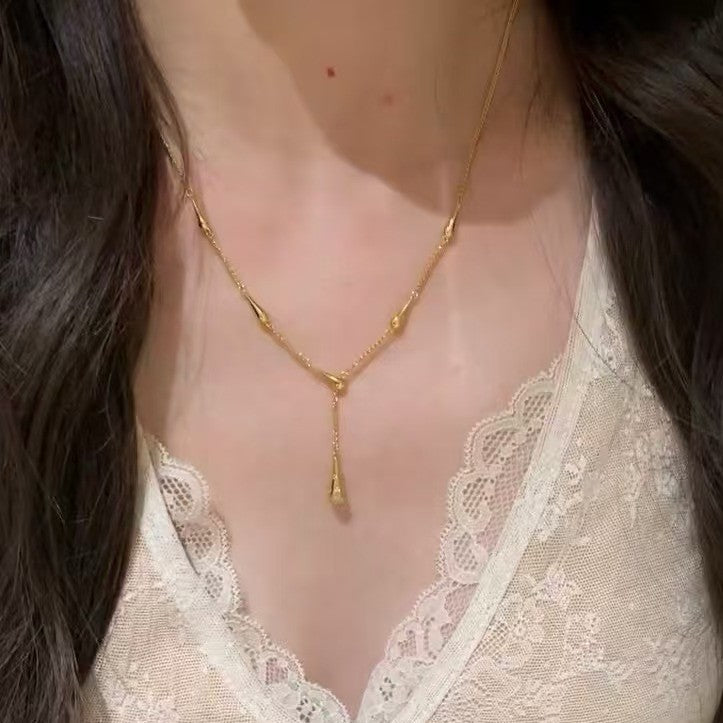 Italian Craft Vintage Style Pure Silver S925 Rachel Same Style Necklace