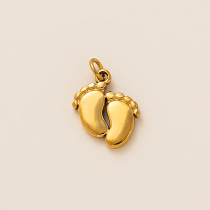 DIY Stainless Steel Coin Heart-Shaped Irregular Inlaid Zircon Agate Natural Stone Pendant Necklace Furnace Vacuum Electroplating