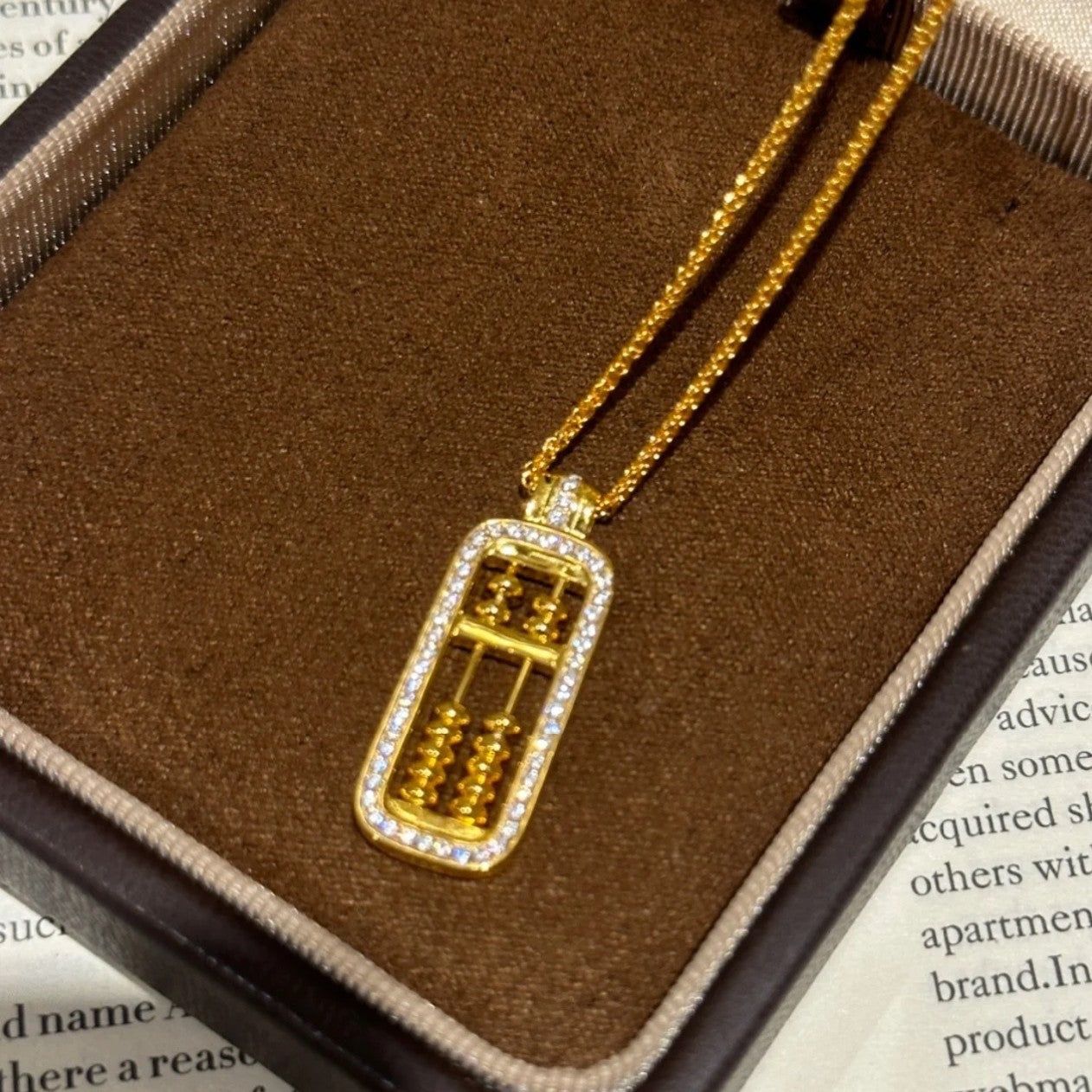 S925Pure Silver Old Shop Same Style Adjustable Abacus Cross Vajra Necklace Exquisite High-end Luxury