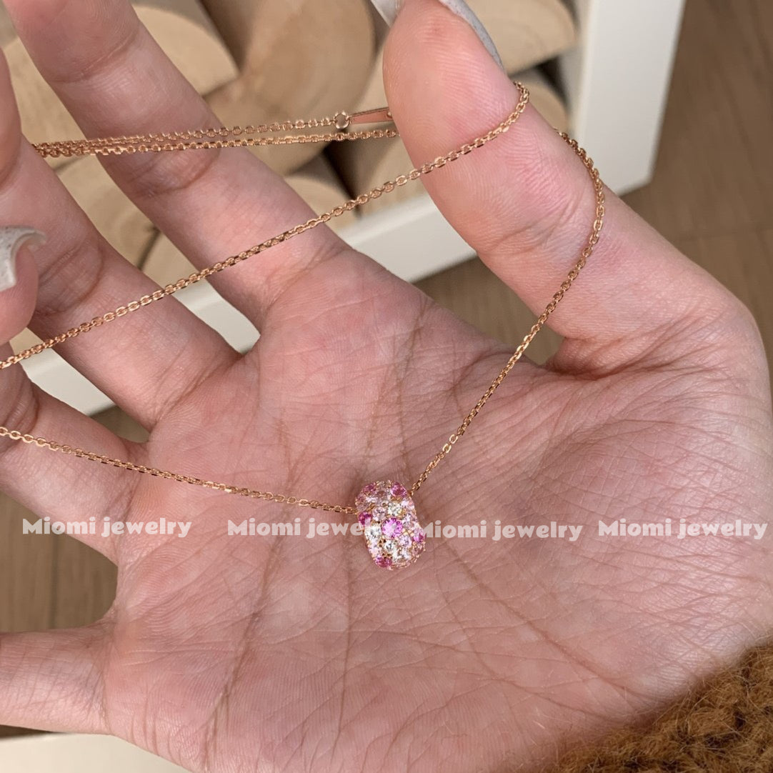 S925 silver （Gold plated）zircon necklace jewelry