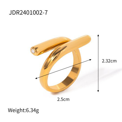 Ring Niche High-End Feel Hand Jewelry Titanium Steel Non-Fading Accessories Stainless Steel Jewelry Rings