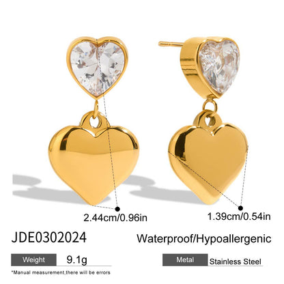 Five-Pointed Star Stainless Steel Necklace Light Luxury Niche Jewelry for Women High-End Titanium Steel Bracelet Accessories