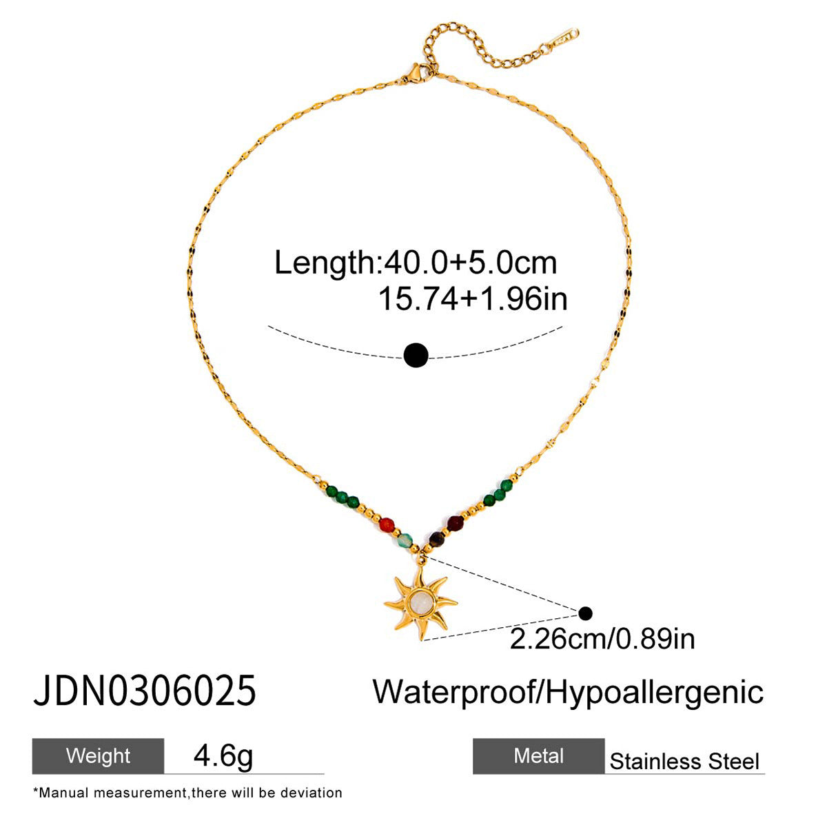 Original Design Stainless Steel Sun Bracelet Light Luxury High-end Jewelry Non-fading Titanium Steel Jewelry for Women