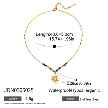 Original Design Stainless Steel Sun Bracelet Light Luxury High-end Jewelry Non-fading Titanium Steel Jewelry for Women