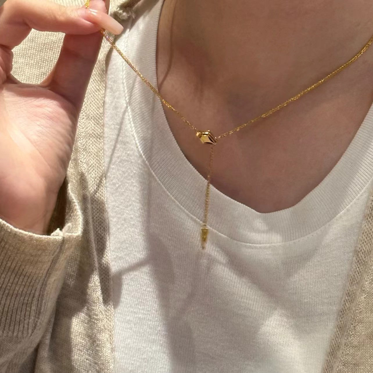 Sterling Silver s925High-end Clavicle Chain Light Luxury Snake Head Necklace Exquisite Versatile Niche Personality Design Sense