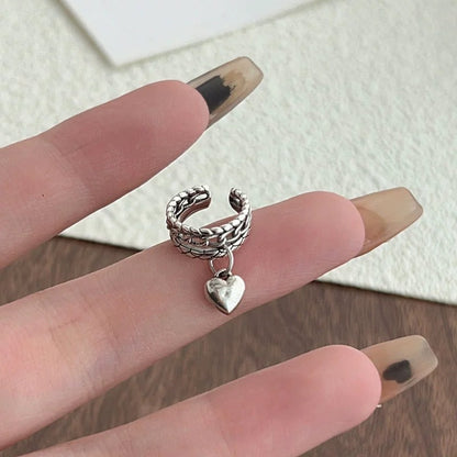 High-end European and American Style Small Heart Ear Cuff Non-pierced Ear Clip Personalized Painless Ear Jewelry