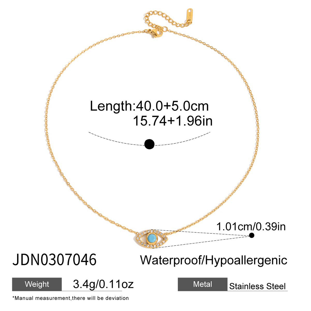 Titanium Steel Necklace with Unique Design, Sweater Chain, Light Luxury, High-End Feel, Stainless Steel Autumn Winter Accessories