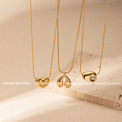 18k gold plated necklace