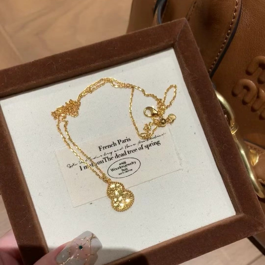 925 Sterling Silver Crushed Ice Dragon Scale Gourd Light Luxury Niche Sparkling Simple High-end Exquisite