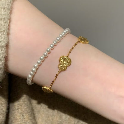 Pure Silver S925 Light Luxury CNC Craft Ice Crushed Gourd Bracelet Niche Sparkling Simple High-end Exquisite