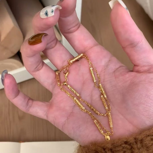 Italian Craftsmanship Vintage Style Light Luxury Style Pure Silver S925 Snake Necklace Elegant High-end Fashion