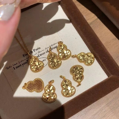 925 Sterling Silver Crushed Ice Dragon Scale Gourd Light Luxury Niche Sparkling Simple High-end Exquisite