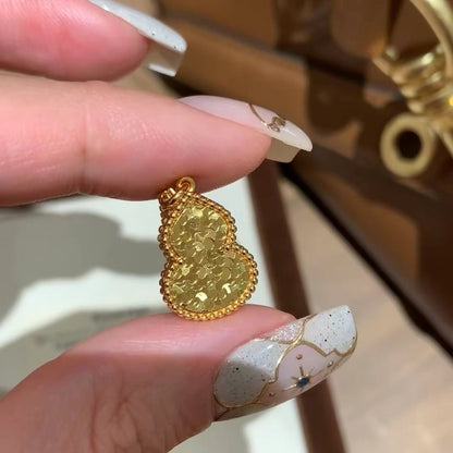 925 Sterling Silver Crushed Ice Dragon Scale Gourd Light Luxury Niche Sparkling Simple High-end Exquisite