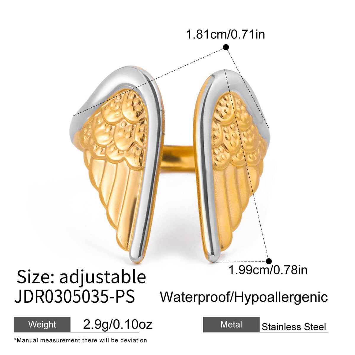 Titanium Steel Ring Vintage Light Luxury Ring Stainless Steel Jewelry for Women High-end Jewelry Non-fading Ring