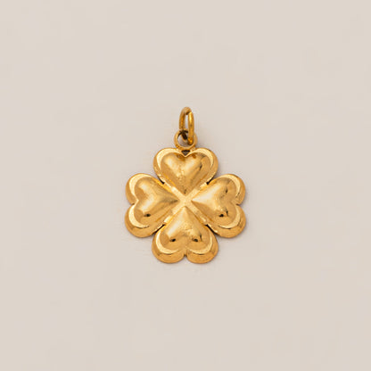 DIY Stainless Steel Coin Heart-Shaped Irregular Inlaid Zircon Agate Natural Stone Pendant Necklace Furnace Vacuum Electroplating