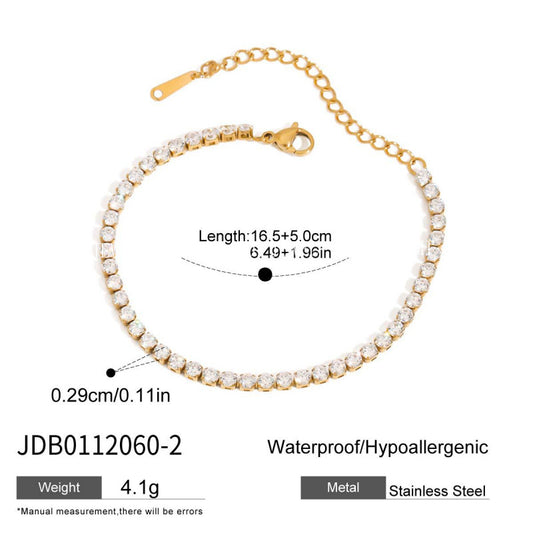 Stainless Steel Bracelet for Women, Non-Fading Jewelry, Light Luxury High-End Feel, Titanium Steel Hand Accessories