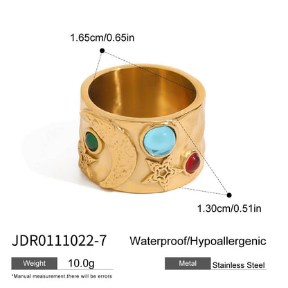 Titanium Steel Ring Vintage Light Luxury Ring Stainless Steel Jewelry for Women High-end Jewelry Non-fading Ring