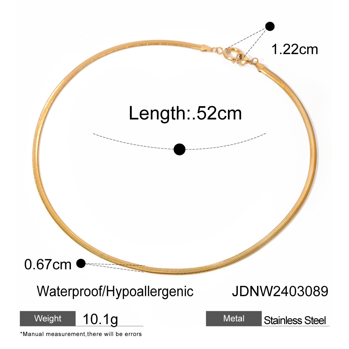 INS Trend Retro Necklace for Women High-end Simple Minimalist Style Multi-layer Chain Collarbone 18k Gold Choker