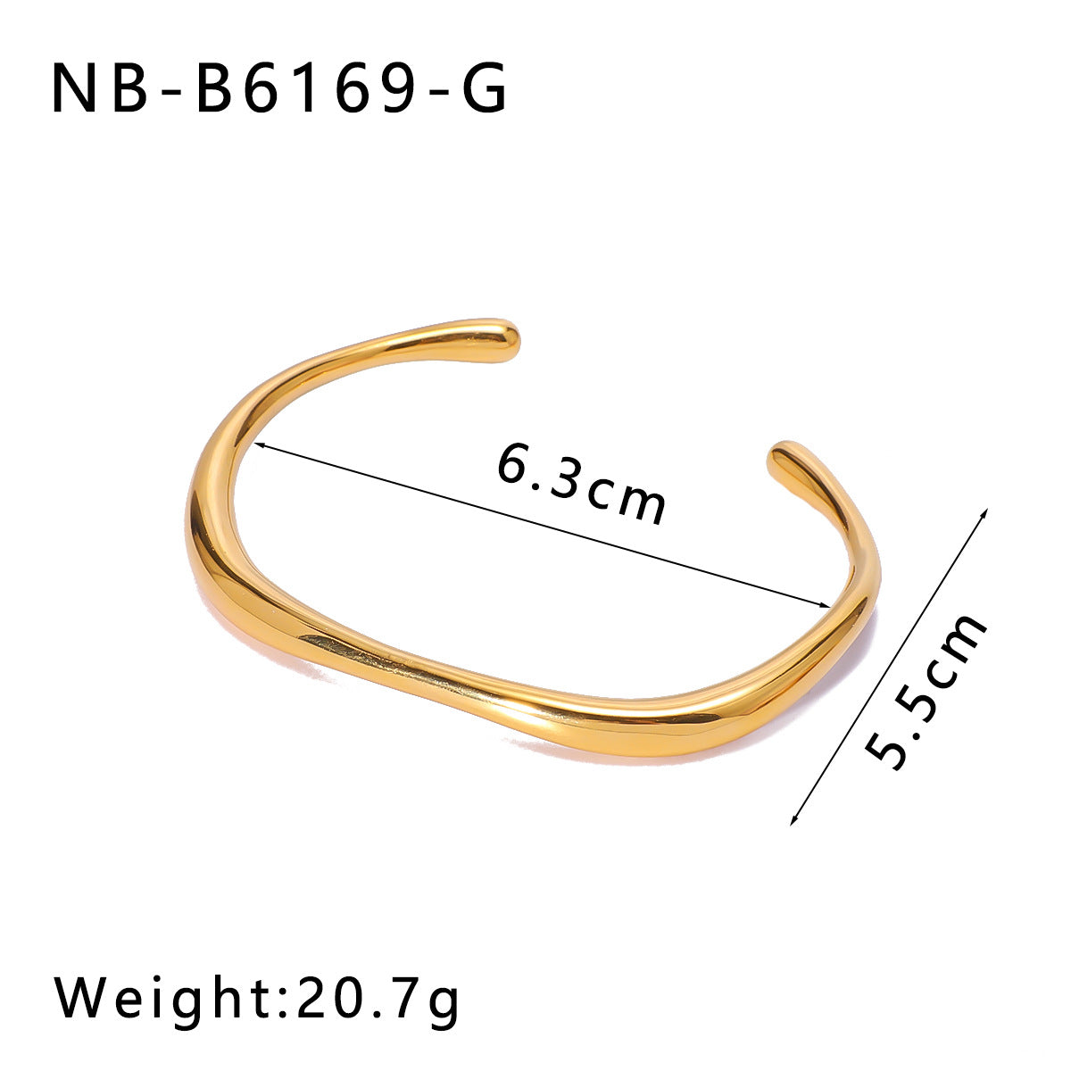 Hot-Selling Zircon Heart-Shaped Quadrilateral Geometric White Zircon Green Zircon Titanium Steel Real Gold Plated Color-Retaining Jewelry Bracelet