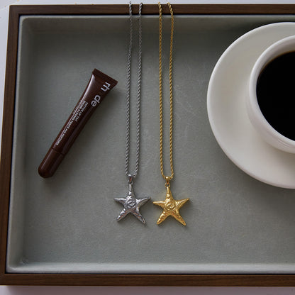 Starfish Titanium Steel Necklace Light Luxury High-end Clavicle Chain Stainless Steel Jewelry Non-fading Hot Item