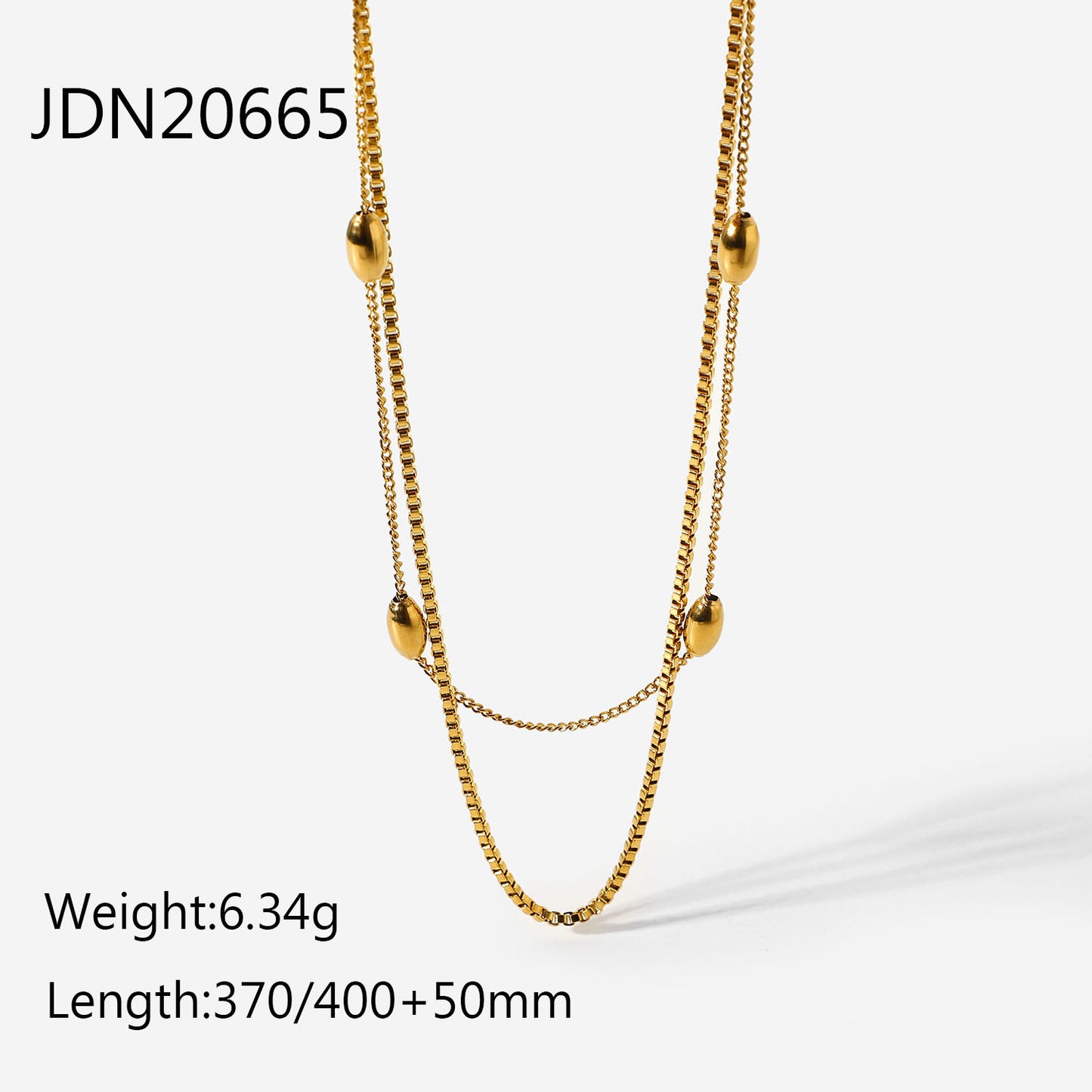 INS Trend Retro Simple Personality High-end Gold-plated Minimalist Multi-layer Necklace for Women Niche Collarbone Chain