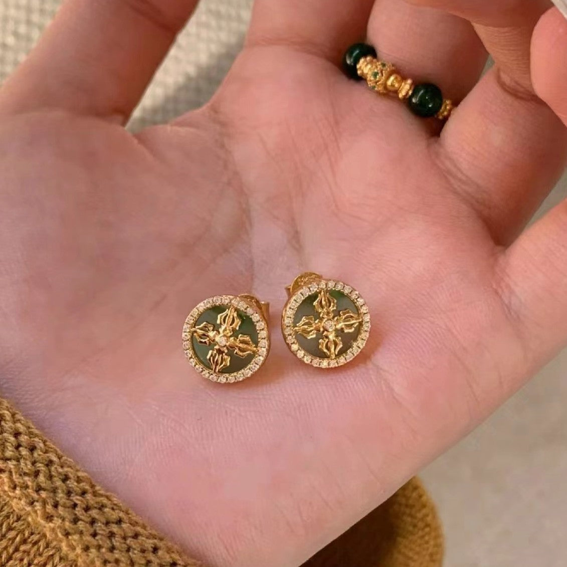 Cross Earrings High-end Elegant 925 Sterling Silver High Carbon Diamond Earrings for Women