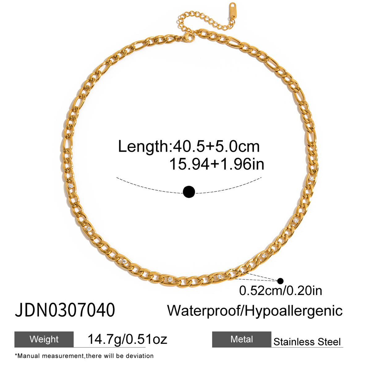 Zircon Titanium Steel Necklace Accessories Women's Collarbone Chain Stainless Steel Jewelry High-End Light Luxury Necklaces Hot Item