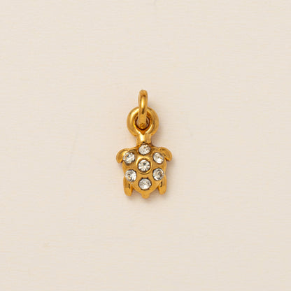 DIY Stainless Steel Starfish Flat Conch Pendant DIY Accessories Furnace Vacuum Electroplating 18K Gold Color Retention