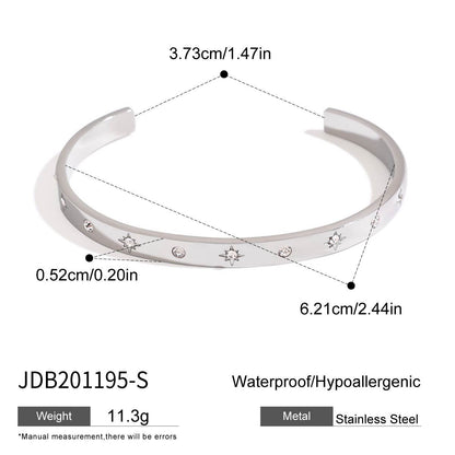 Stainless Steel Bracelet Non-Fading Jewelry Light Luxury High-End Feel Bracelet 18k Gold Titanium Steel Accessories