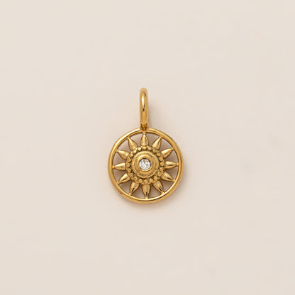 DIY Stainless Steel Mini Elephant Lotus Heart Single Pendant Necklace Furnace Vacuum Electroplating 18K Gold Color Retention