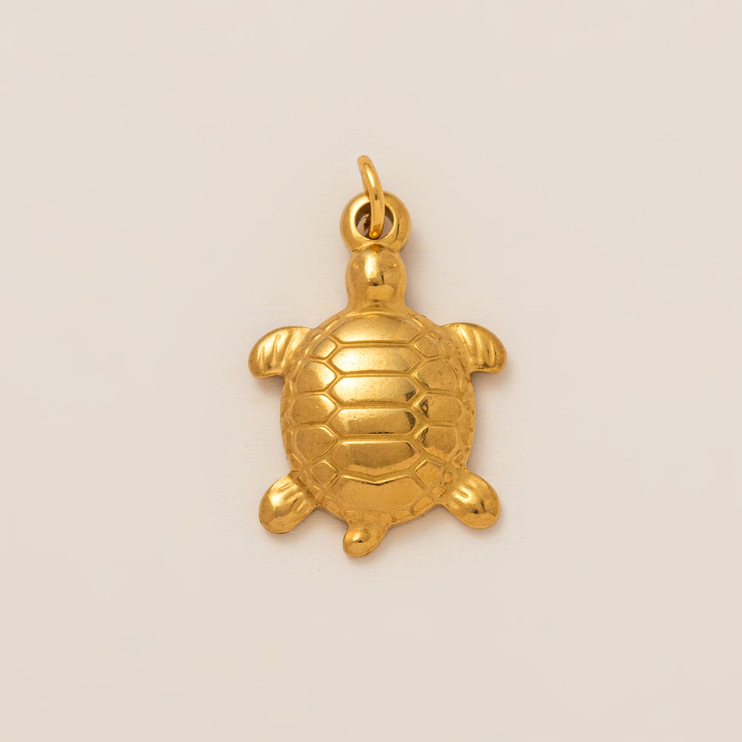 DIY Stainless Steel Starfish Flat Conch Pendant DIY Accessories Furnace Vacuum Electroplating 18K Gold Color Retention