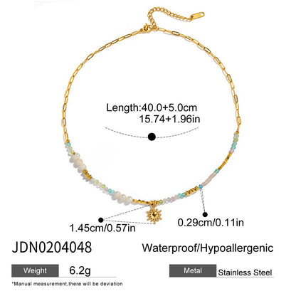 Starfish Titanium Steel Necklace Light Luxury High-end Clavicle Chain Stainless Steel Jewelry Non-fading Hot Item