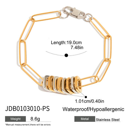 Punk Jewelry Titanium Steel Necklace Light Luxury Niche Collarbone Chain Halter Accessories Stainless Steel Bracelet