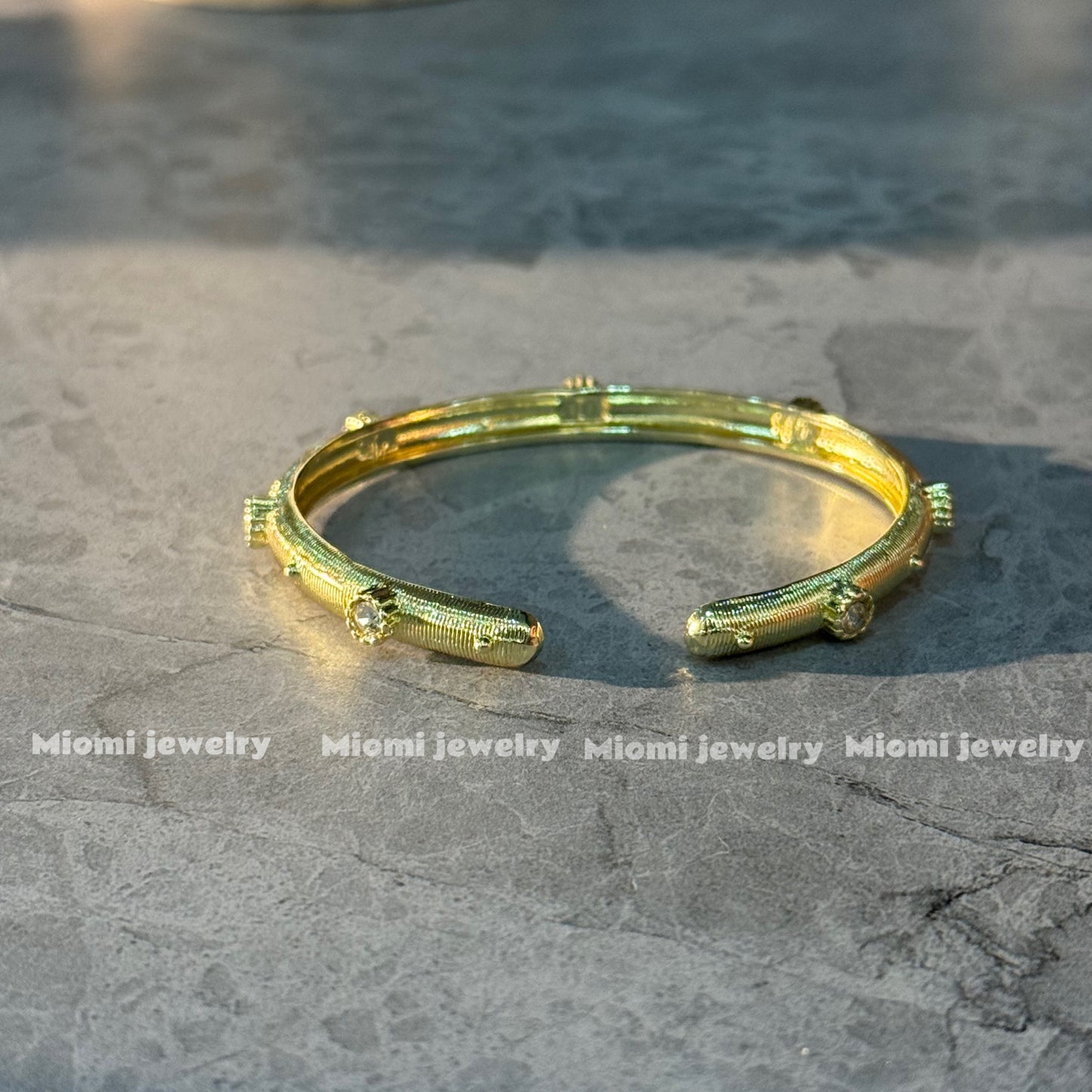 gold bangle shine bracelet