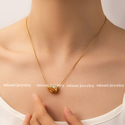 18k gold plated necklace