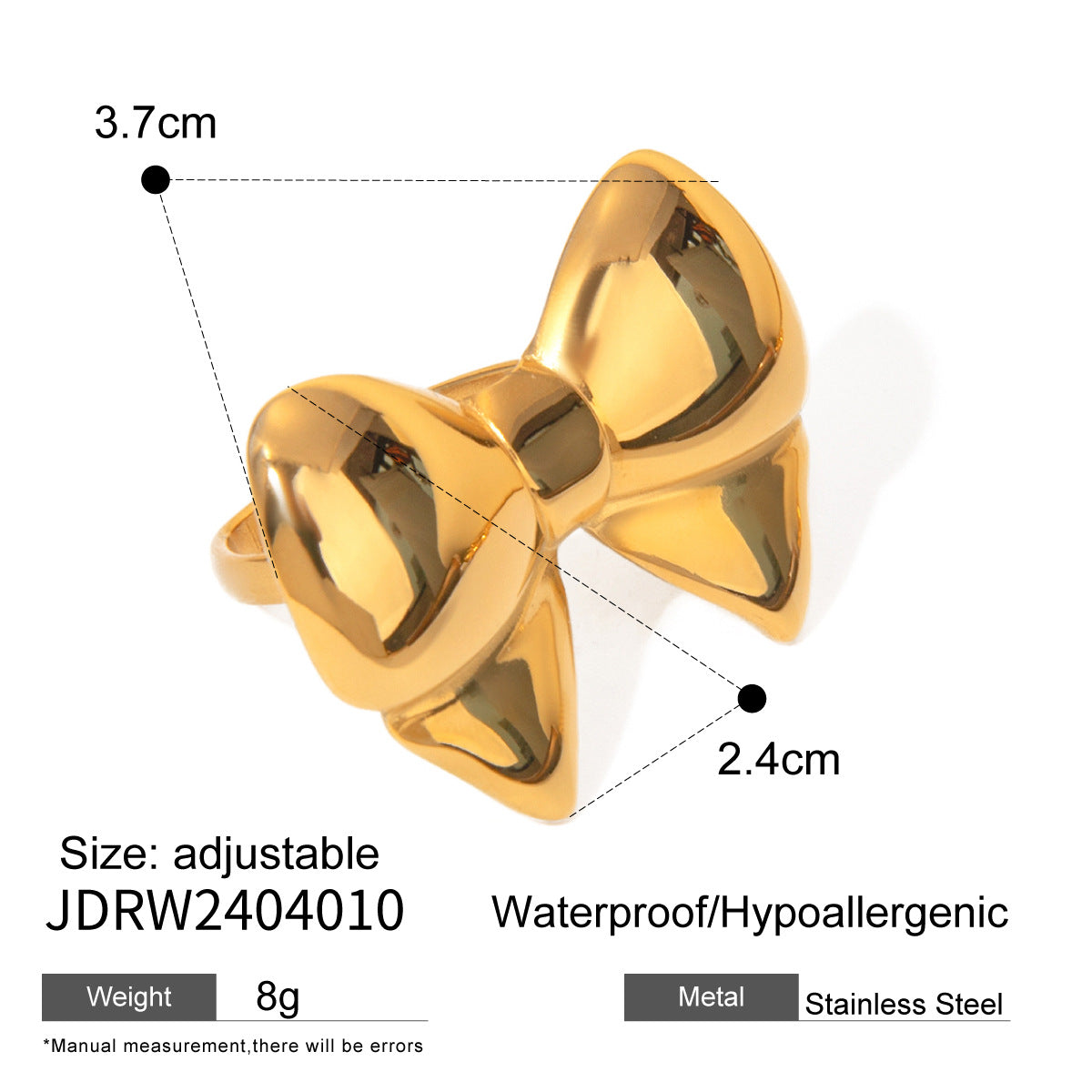 Finger Bracelet Light Luxury High-end Feel Jewelry Stainless Steel Pearl Accessories Ring Titanium Steel Non-fading Women